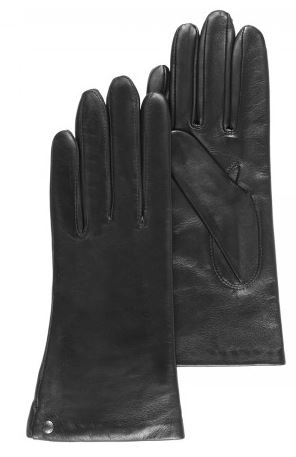 Gants Femme Cuir Agneau Noir - Isotoner