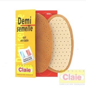 Demi semelle cuir
